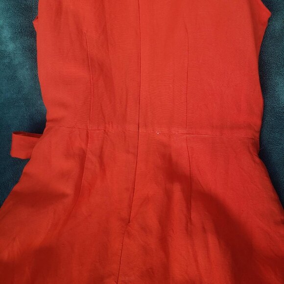 Flattering Ann Taylor Linen/Rayon Blend Wrap Dress - Picture 8 of 10